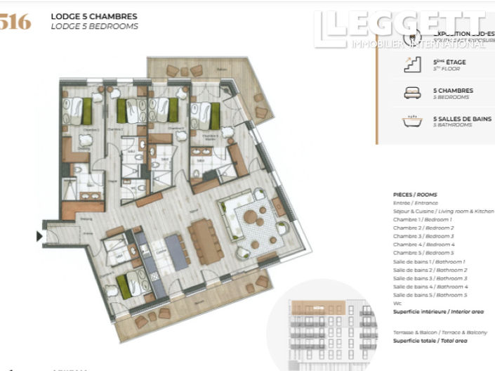 Image No.2-5 Bed Apartment for sale