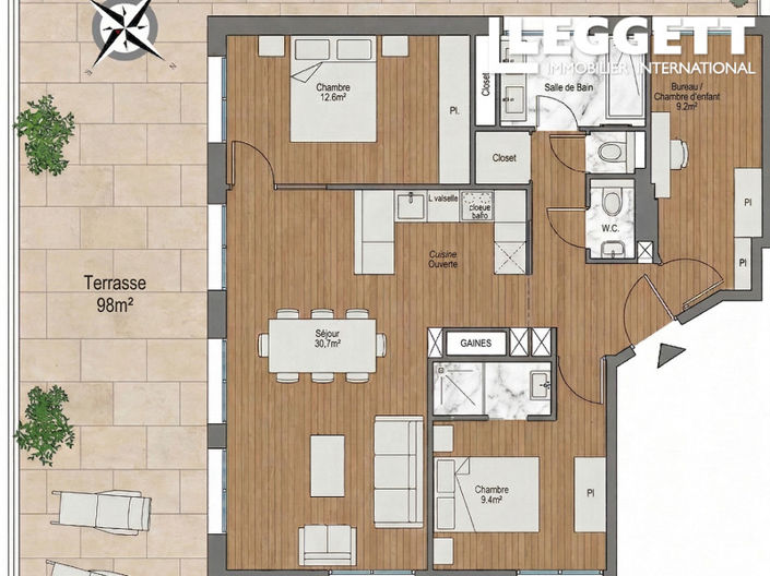 Image No.8-3 Bed Apartment for sale