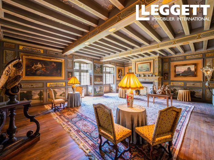 Image No.4-Châteaux de 13 chambres à vendre à Chazé-sur-Argos