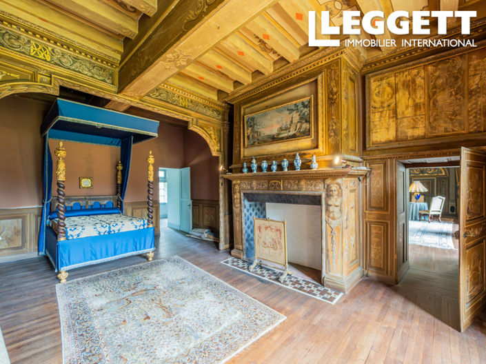 Image No.5-Châteaux de 13 chambres à vendre à Chazé-sur-Argos