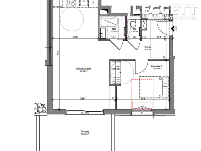 Image No.6-Appartement de 1 chambre à vendre à Cordon
