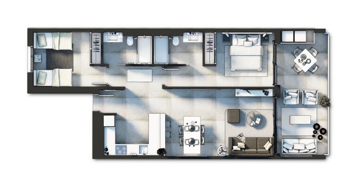 Image No.32-Penthouse de 2 chambres à vendre à San Antonio