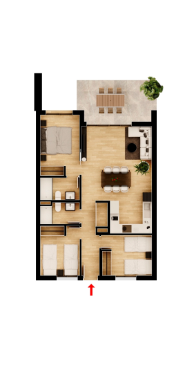 Image No.35-3 Bed Apartment for sale