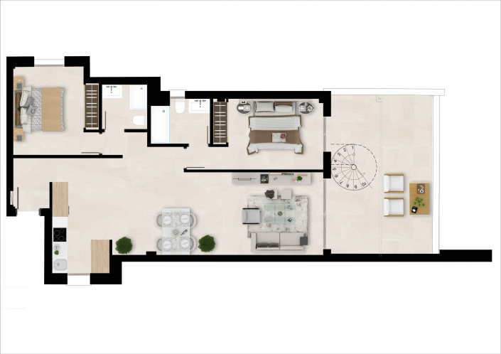 Image No.37-2 Bed Apartment for sale