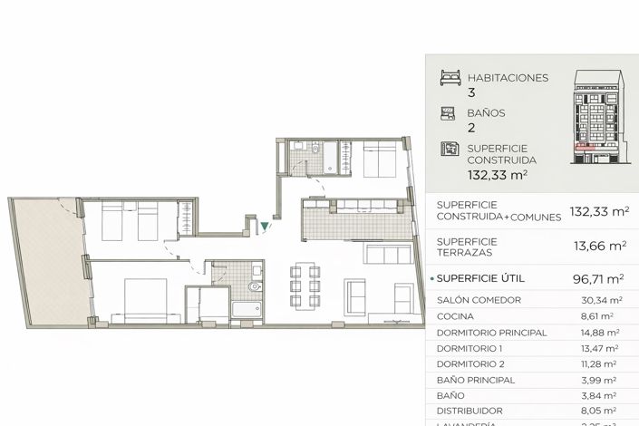 Image No.21-Appartement de 3 chambres à vendre à Valencia