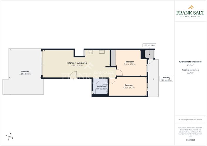 Image No.17-2 Bed Property for sale