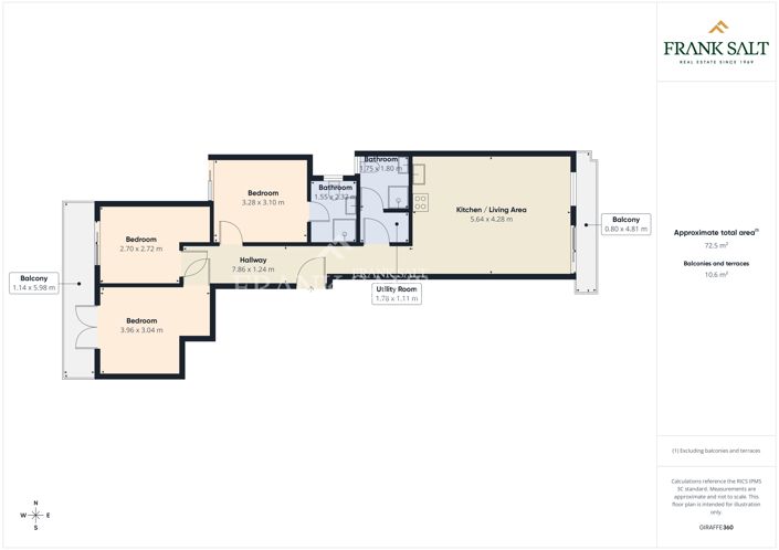 Image No.3-3 Bed Property for sale