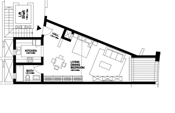 Image No.12-Propriété de 1 chambre à vendre à Malta