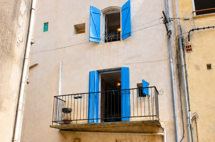 Charming Village House With 2 Bedrooms, 2 Shower Rooms, An Attic And A Large Balcony, On A Small Squ
