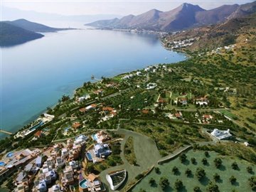 Aerial view of the complex