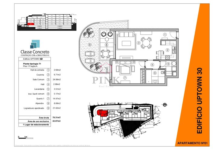 Image No.21-1 Bed Apartment for sale