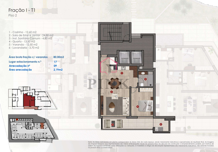 Image No.20-1 Bed Apartment for sale