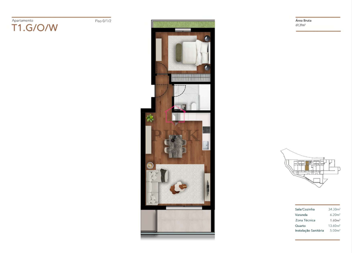Image No.14-Appartement de 1 chambre à vendre à Funchal