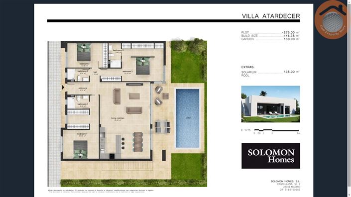 Image No.3-Villa de 3 chambres à vendre à Condado de Alhama