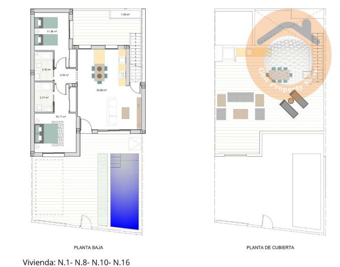 Image No.17-2 Bed Villa for sale