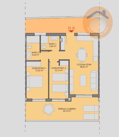 Image No.37-2 Bed Apartment for sale