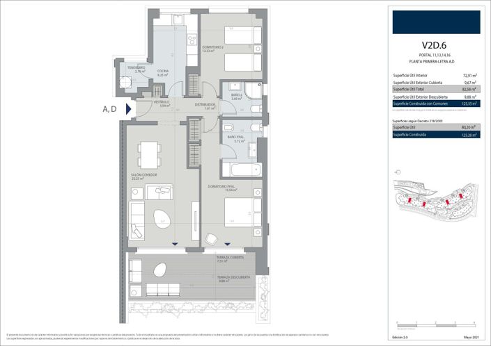 Image No.8-2 Bed Apartment for sale