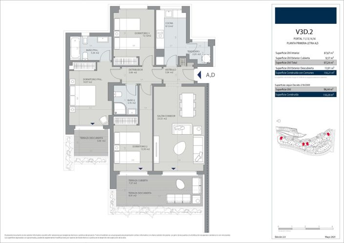 Image No.9-2 Bed Apartment for sale