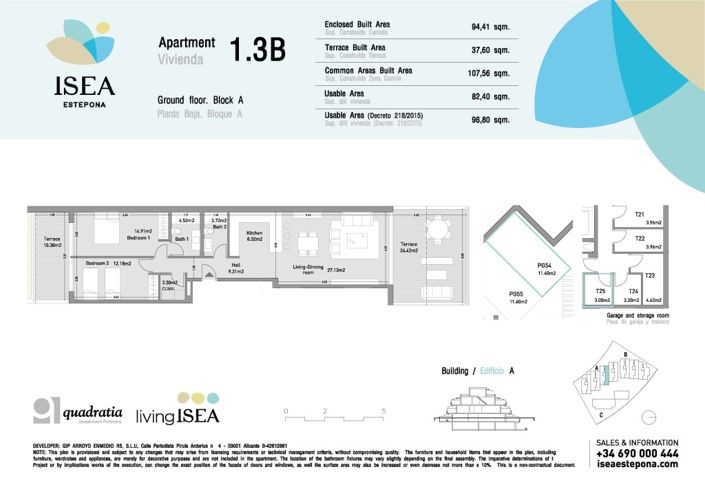 Image No.11-3 Bed Apartment for sale