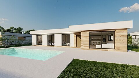 Image No.1-Villa de 3 chambres à vendre à Calasparra