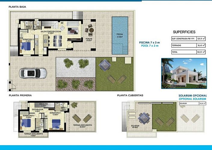 Image No.7-3 Bed Villa for sale