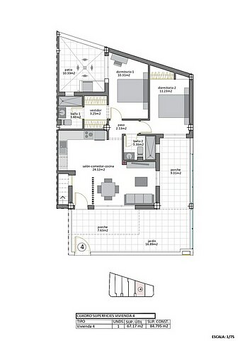 Image No.4-2 Bed Apartment for sale