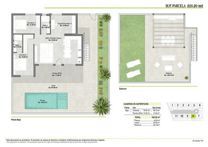 Image No.8-3 Bed Villa for sale