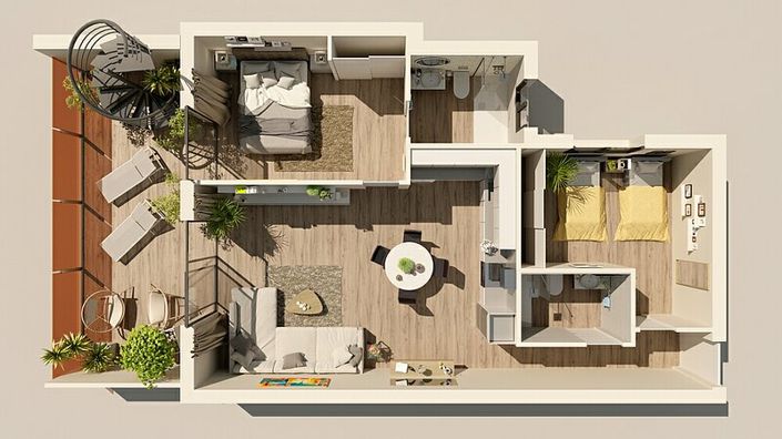 Image No.3-3 Bed Apartment for sale