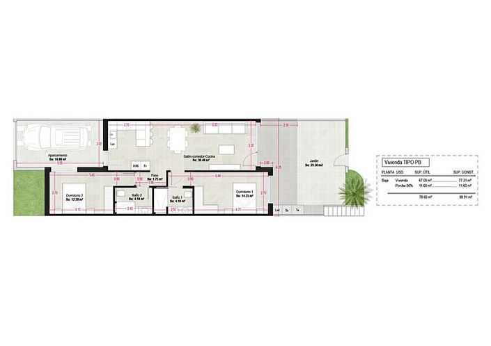 Image No.6-Appartement de 2 chambres à vendre à Condado de Alhama