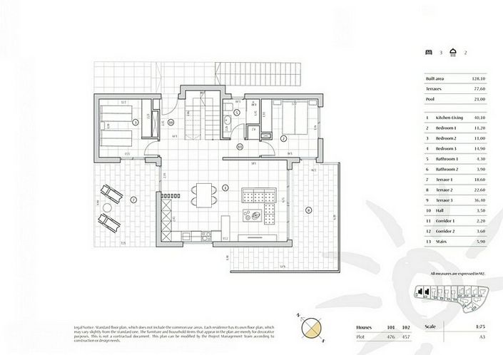 Image No.6-3 Bed Villa for sale