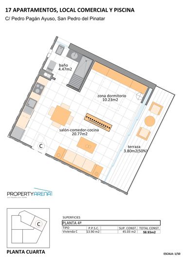 Image No.12-1 Bed Apartment for sale