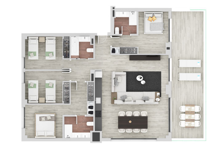 Image No.15-4 Bed Townhouse for sale