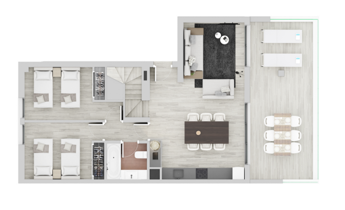 Image No.21-4 Bed Townhouse for sale