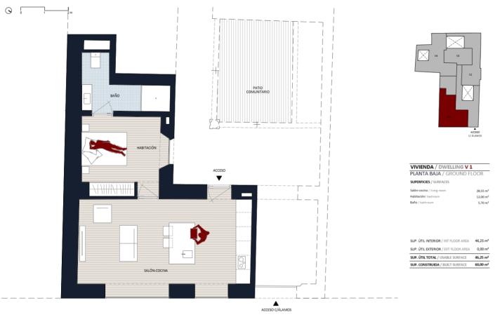 Image No.12-2 Bed Apartment for sale