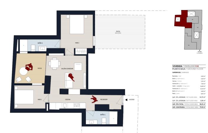 Image No.15-2 Bed Apartment for sale