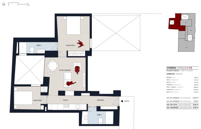 Image No.19-2 Bed Apartment for sale