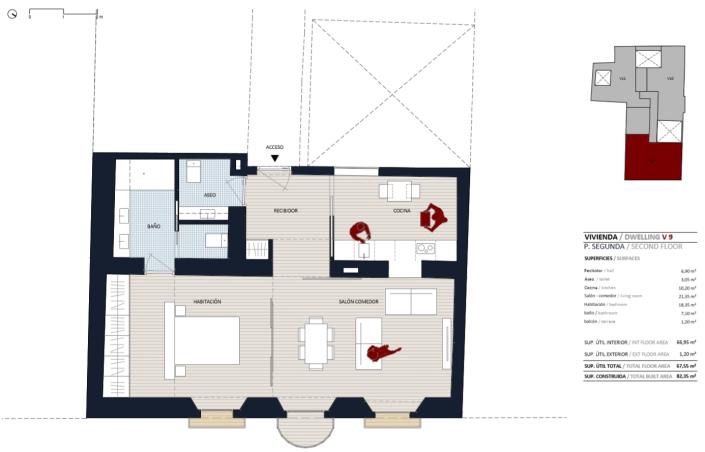 Image No.20-2 Bed Apartment for sale