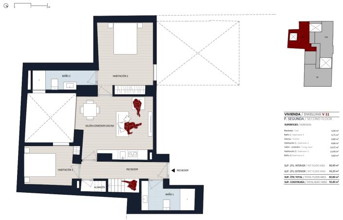 Image No.22-2 Bed Apartment for sale