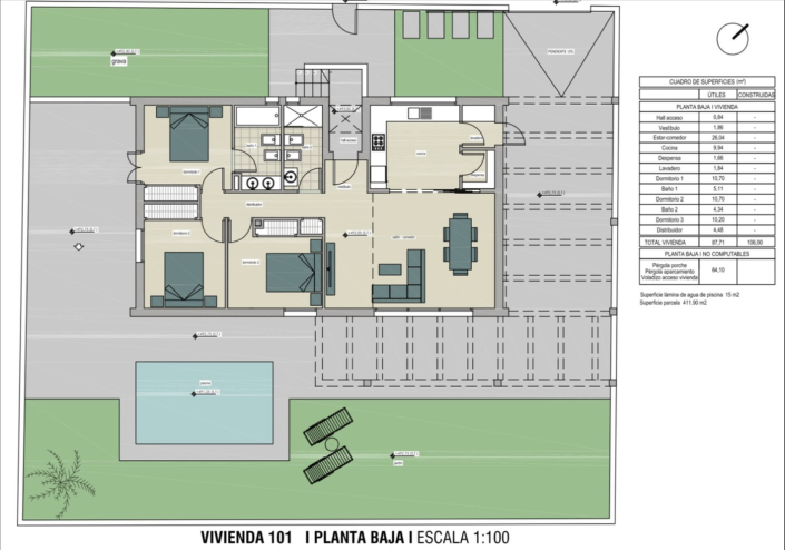 Image No.7-3 Bed House/Villa for sale