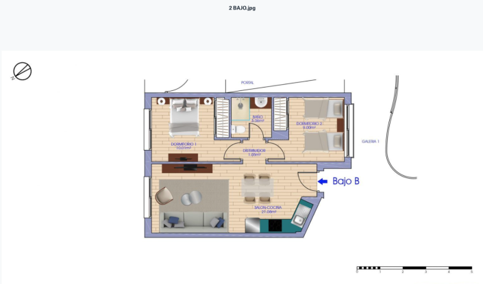 Image No.25-2 Bed Apartment for sale
