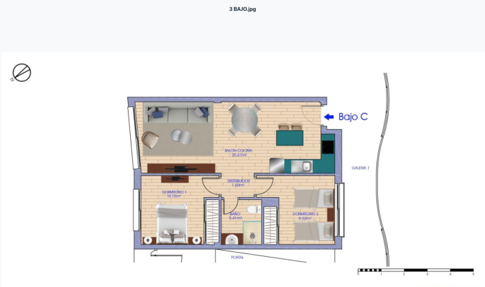 Image No.26-2 Bed Apartment for sale