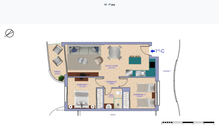 Image No.34-2 Bed Apartment for sale