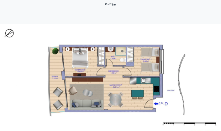 Image No.35-2 Bed Apartment for sale