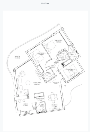 Image No.40-2 Bed Apartment for sale