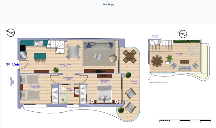 Image No.44-2 Bed Apartment for sale