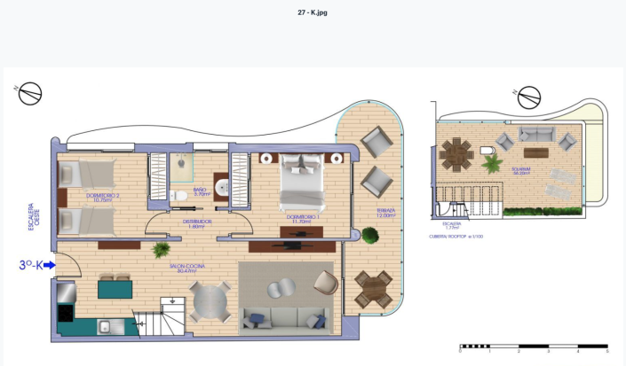 Image No.45-2 Bed Apartment for sale