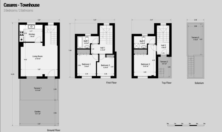 Image No.11-Maison de ville de 3 chambres à vendre à Casares