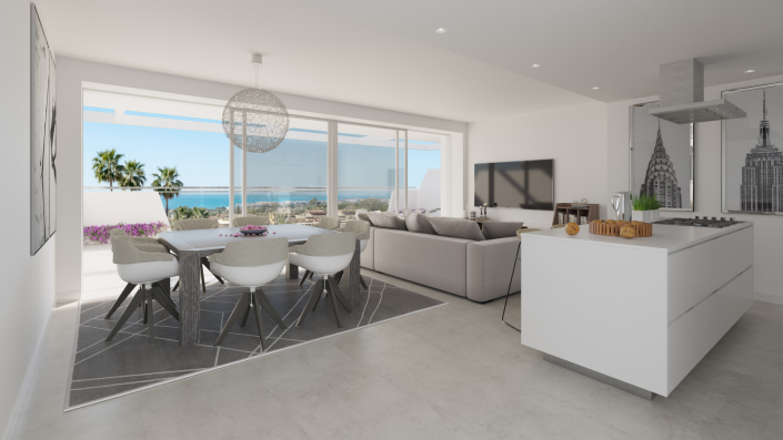 Image No.5-Appartement de 2 chambres à vendre à Calahonda