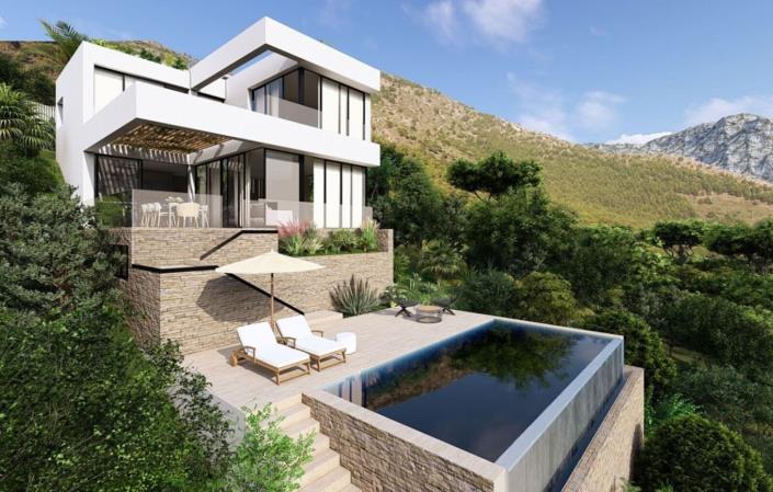 Image No.2-Villa de 4 chambres à vendre à Mijas