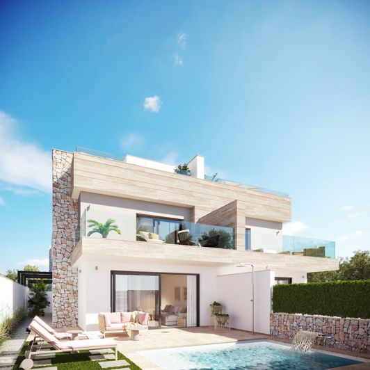 Image No.1-Villa de 3 chambres à vendre à San Pedro del Pinatar